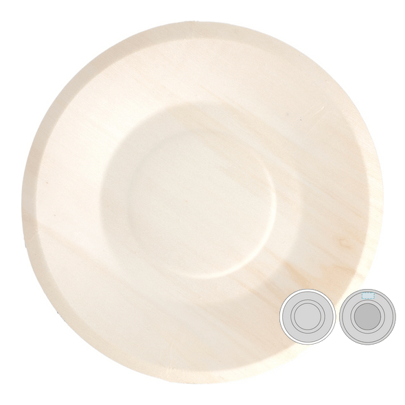 Piatto rotondo "Legno" Legno